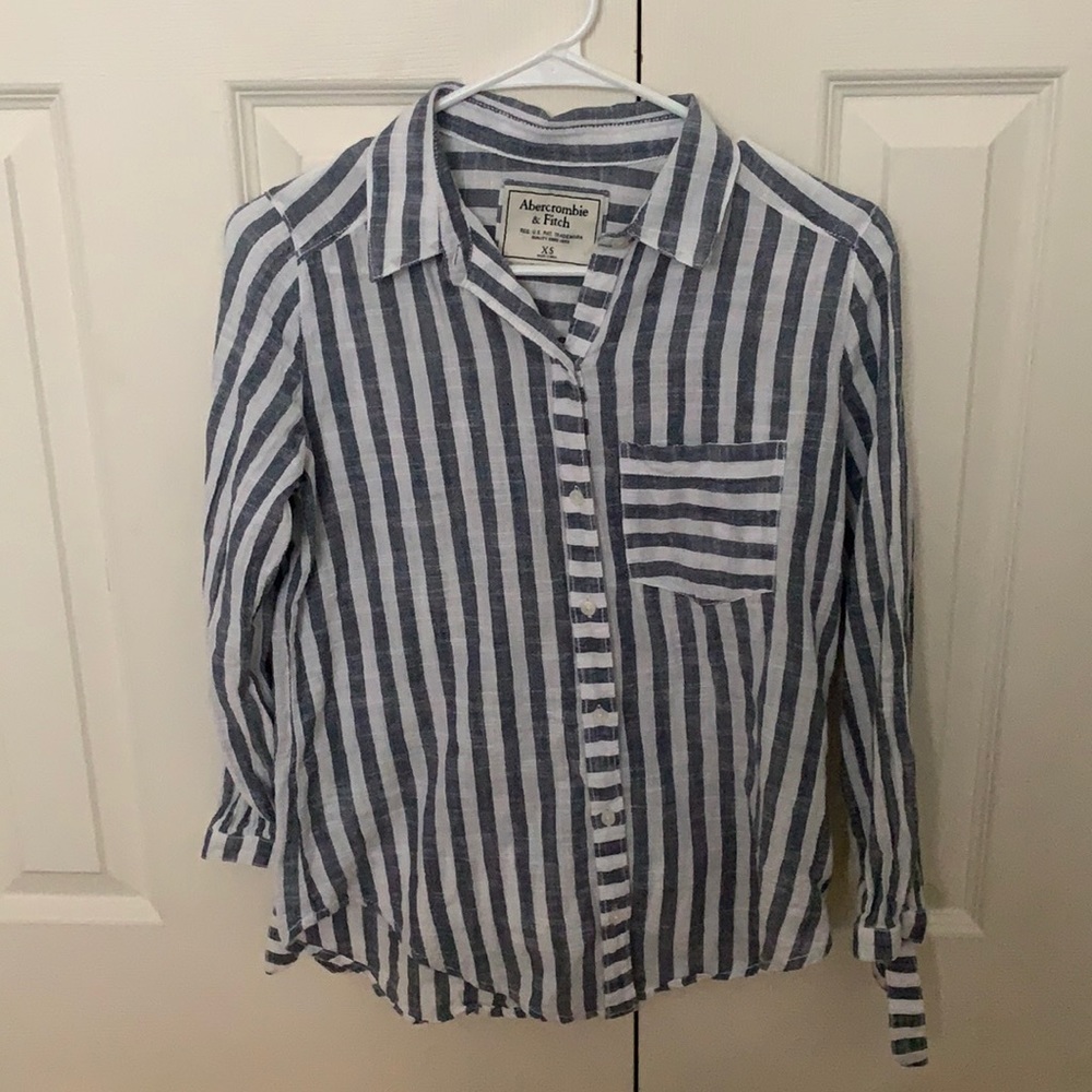 Abercrombie Striped Button Down